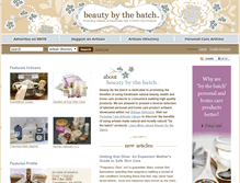 Tablet Screenshot of beautybythebatch.com